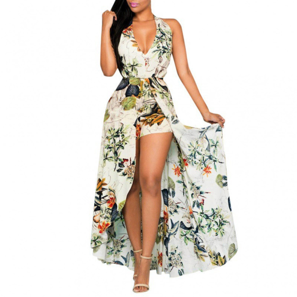 ZARA New Sleeveless Collared Waist Irregular Hem Skort Beach Dress